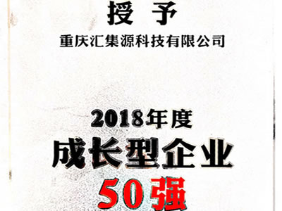 2018年成長型企業(yè)50強(qiáng)